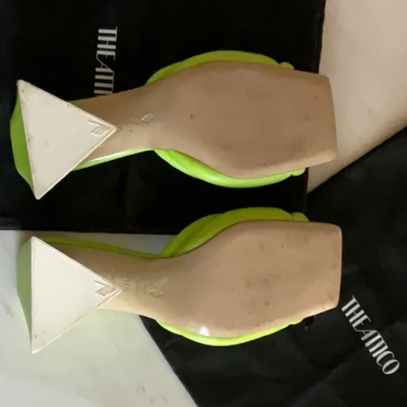 The Attico Neon Green Heels - Picture 2 of 4